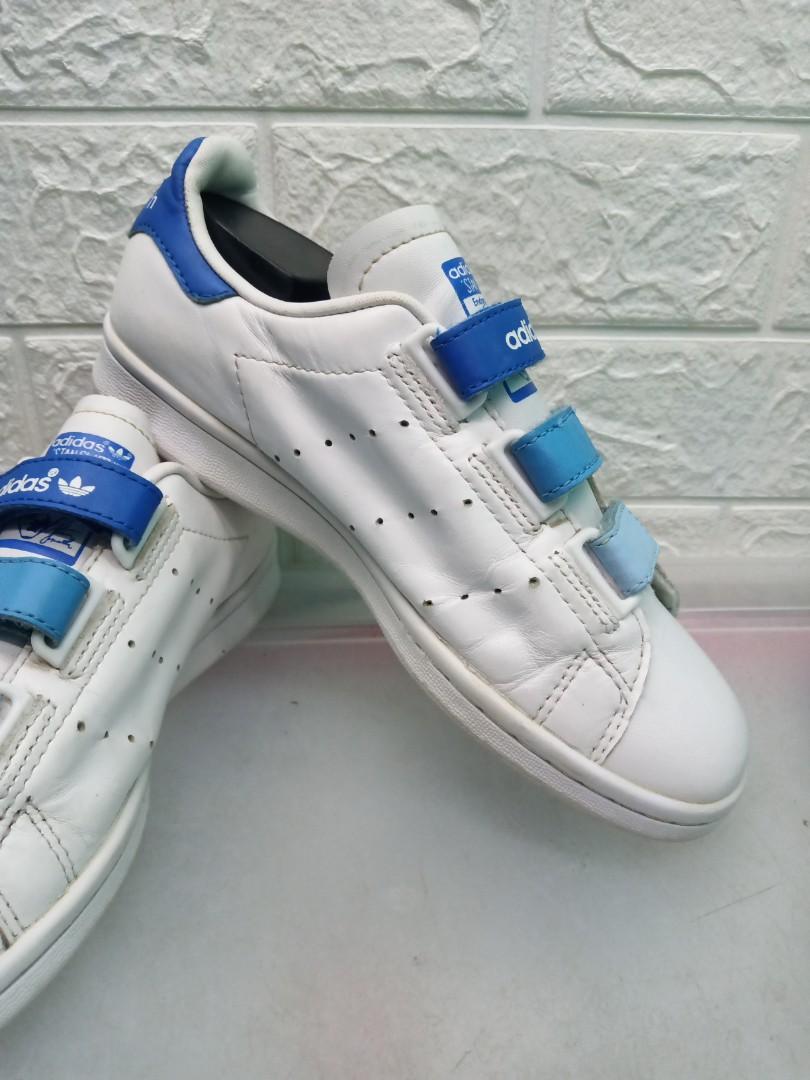Stan smith clearance velcro blue