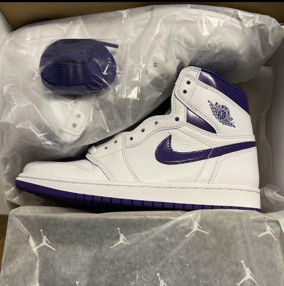 Nike air jordan 1 retro high purple top