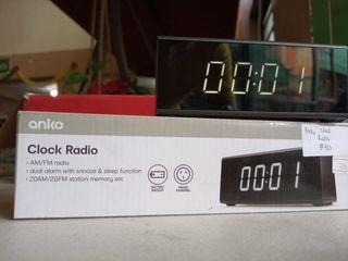 ANKO CLOCK RADIO!  - AM/FM radio