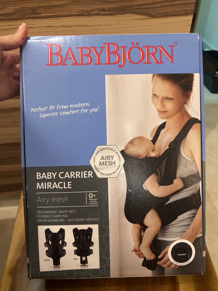 Baby Bjorn Airy Mesh Carrier, Babies & Kids, Going Out, Carriers