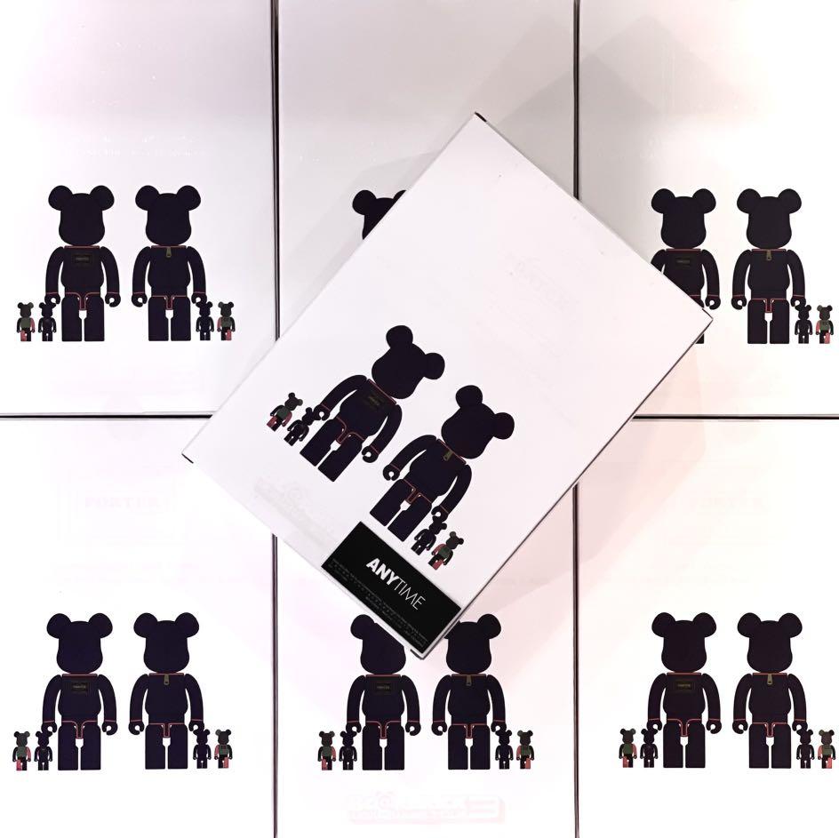 その他 BE@RBRICK TANKER IRON BLUE 100% &amp; 400% Medicom Bearbrick X Porter Yoshida Japan Tanker Iron Blue