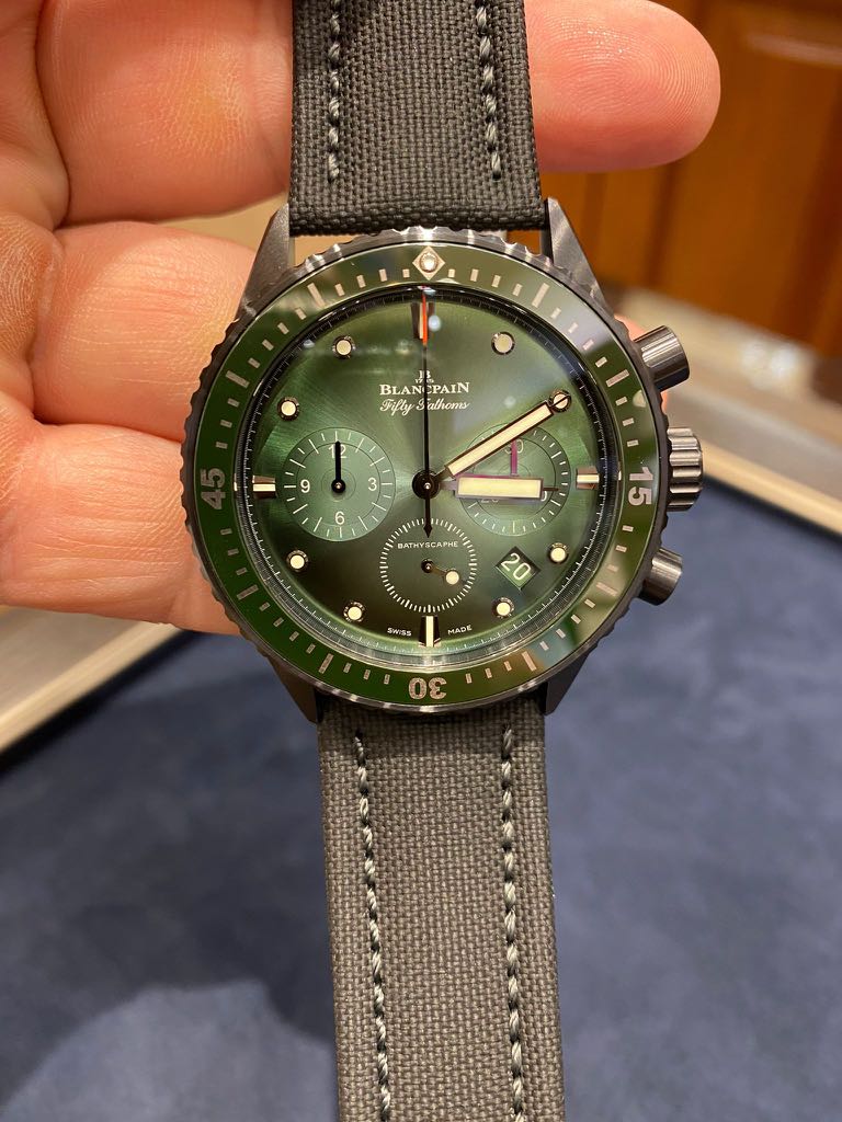 Blancpain shop bathyscaphe green