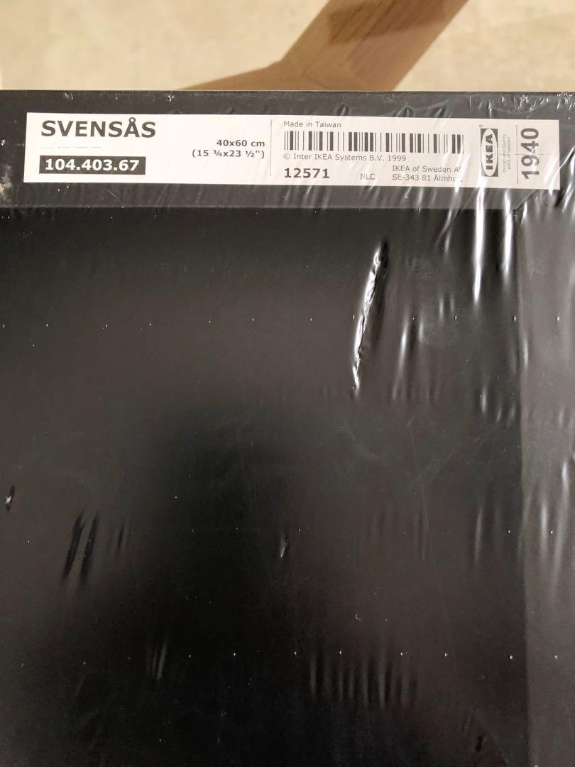 BNIP Ikea Svensas Black Memo Board, Furniture & Home Living