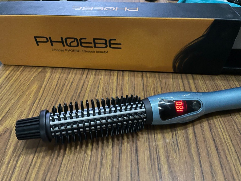 Phoebe curling online iron brush reviews
