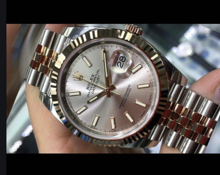 Two Tone Everose Sundust Dial 