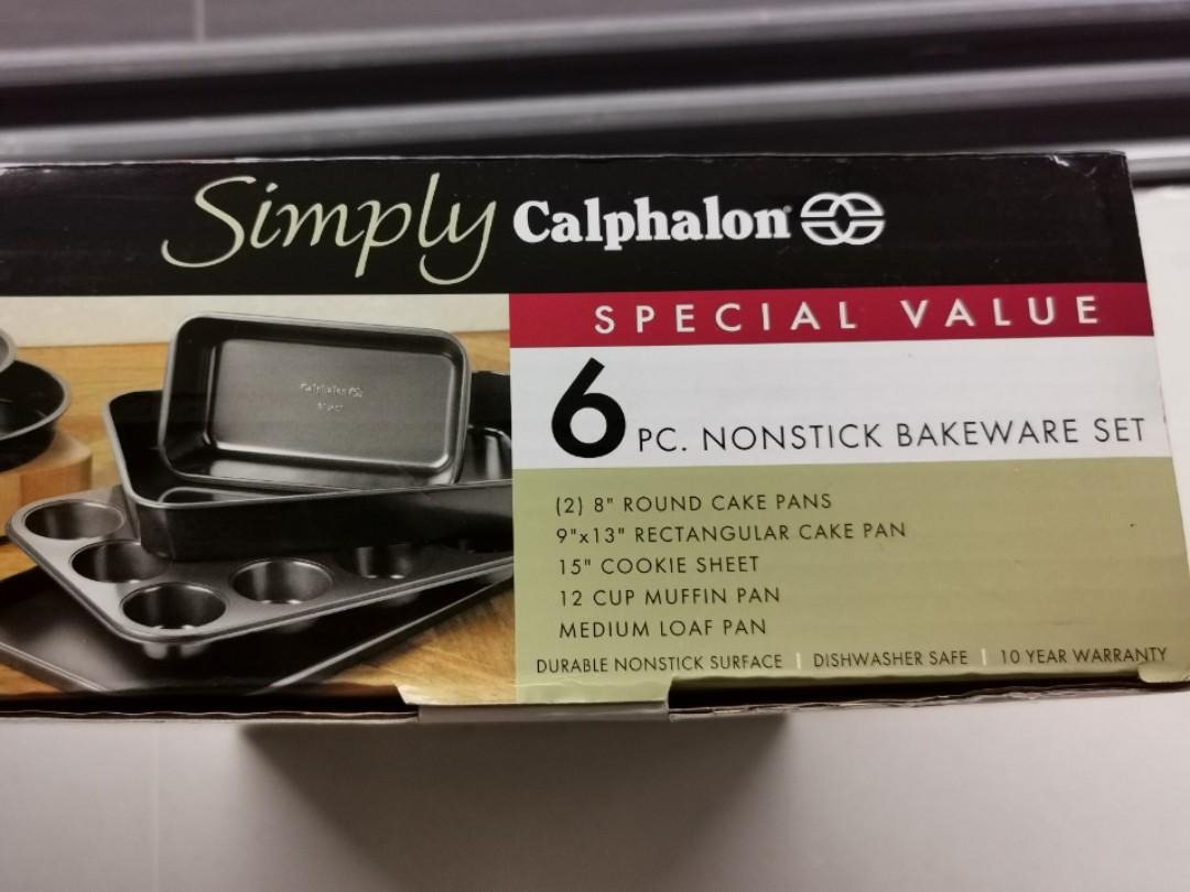 Simply calphalon 6 piece 2025 bakeware set