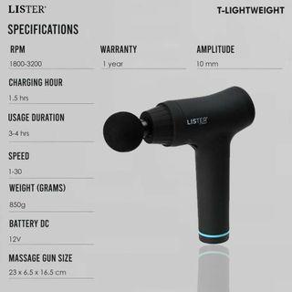 * Clearance* Brand New. T-Lightweight Massage Device by LISTER