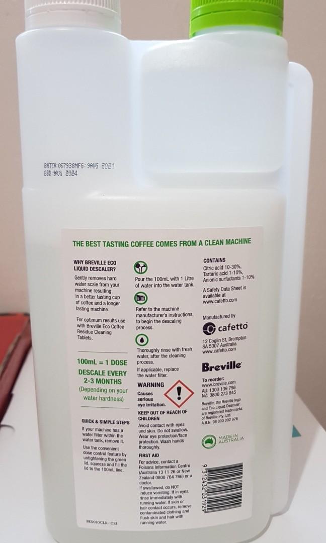 Breville Eco Liquid Descaler 1L, TV 