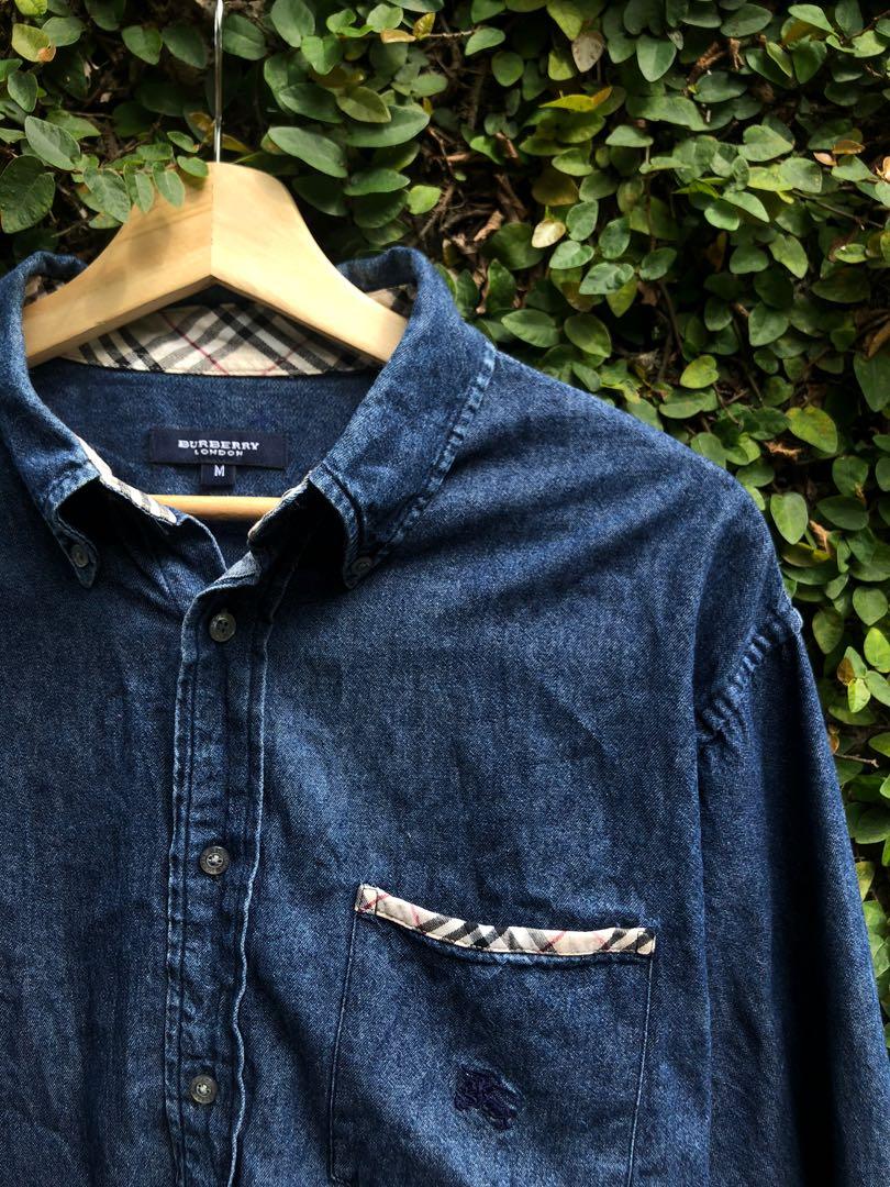 Burberry denim shirt new arrivals