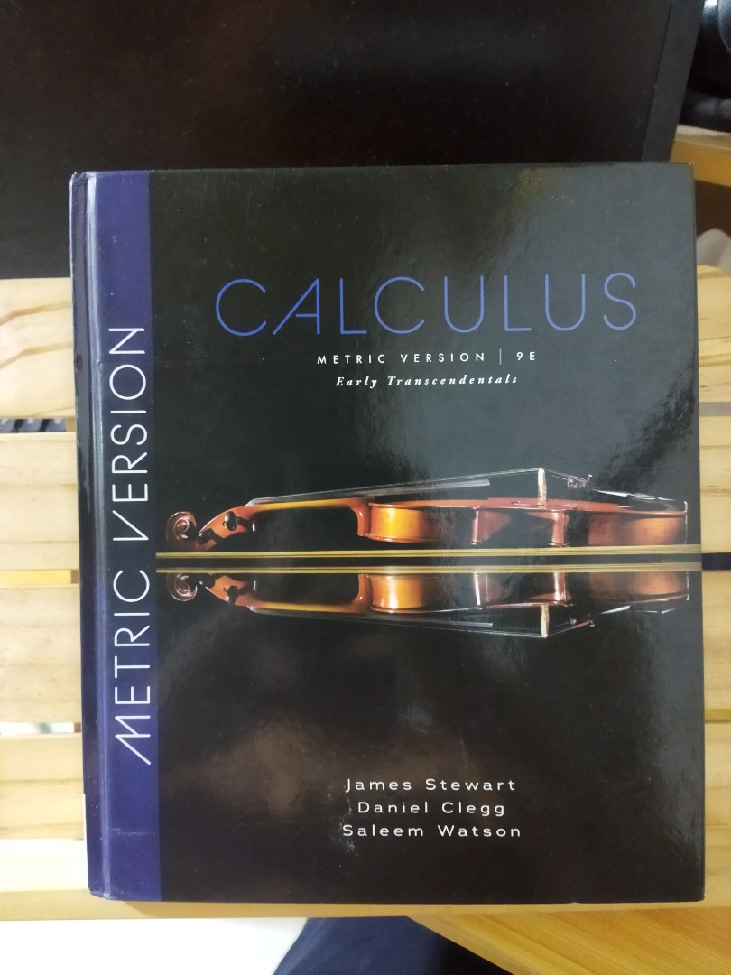 Calculus Early Transcendentals 9th Edition Metricintl Version Hardcover By James Stewart 6652