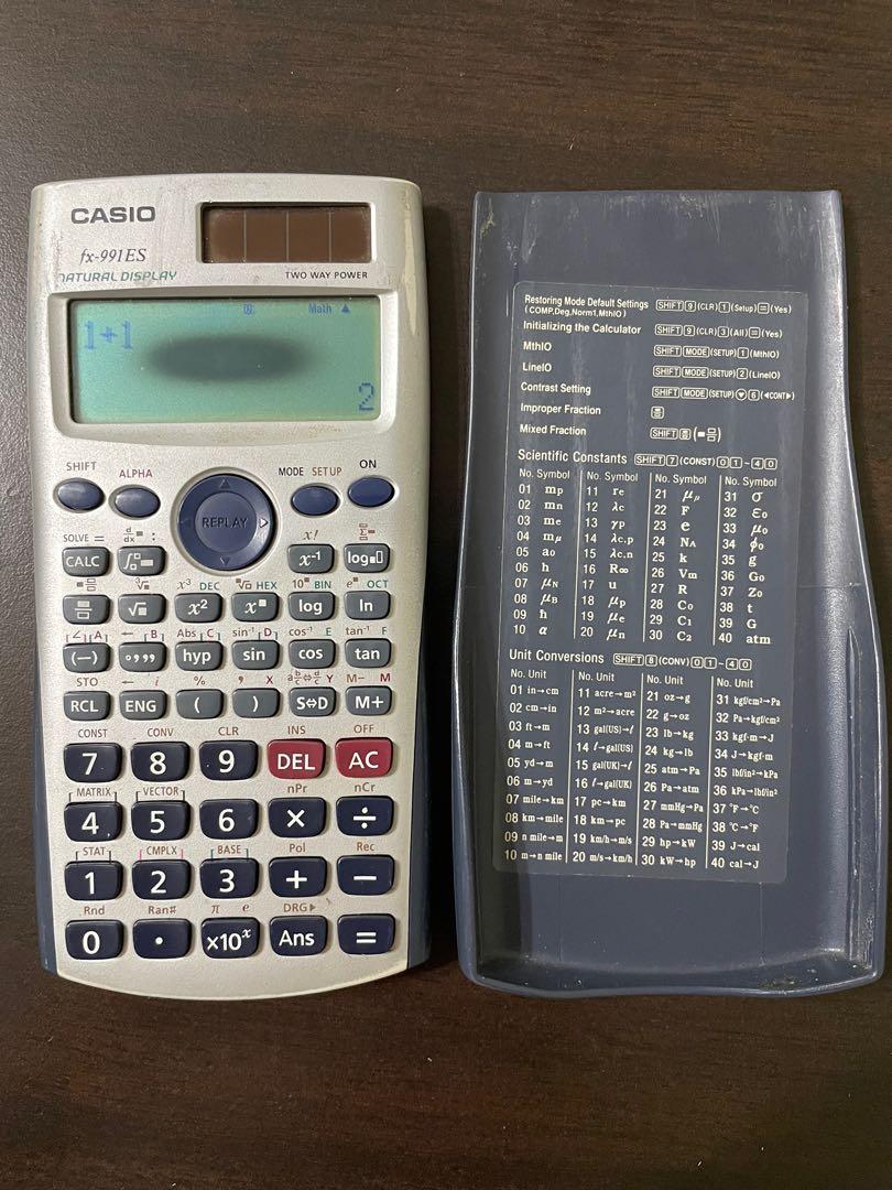 Casio calculator back cover sales