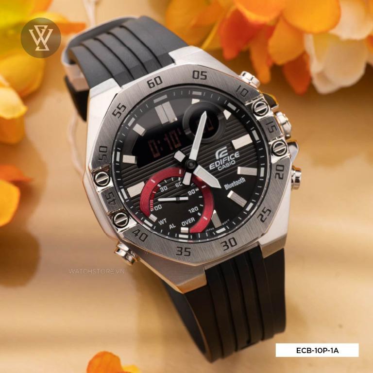Casio Edifice ECB 10P 1A Smartphone Link Bluetooth Flight mode
