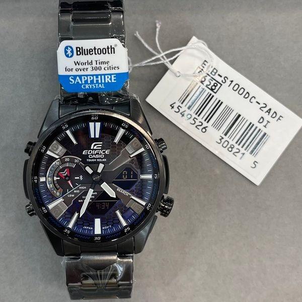 Casio edifice men's solar powered steel bracelet watch shop