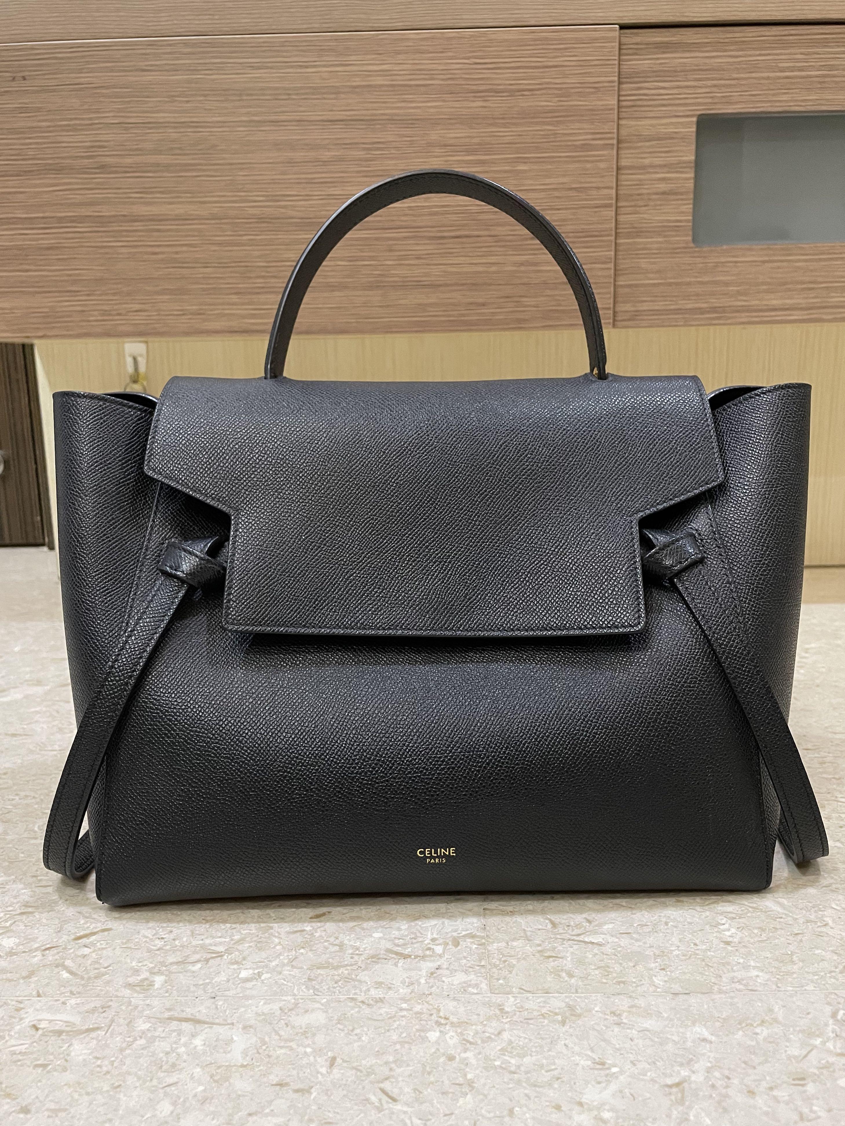 Celine Mini Belt Bag Black 100 Authentic Women s Fashion Bags
