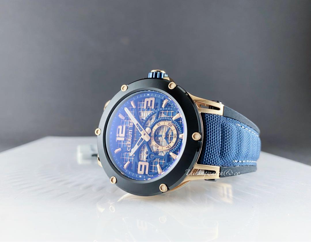 Cerruti 1881 blue watch new arrivals