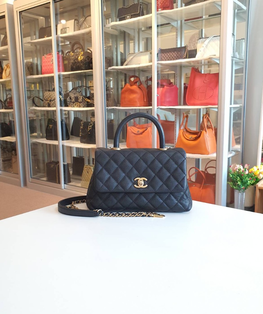 Chanel Coco Handle Small Black Caviar Series 24 Luxury Bags Wallets On Carousell