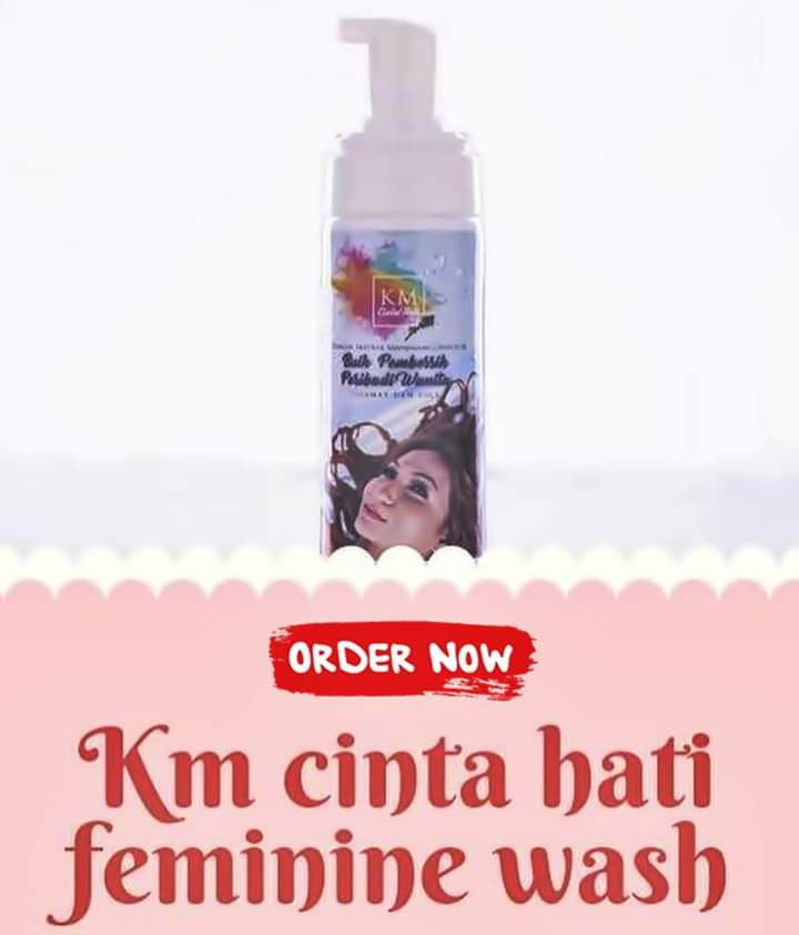 CINTA HATI FEMININE WASH KAK KM, Health & Nutrition, Health Supplements