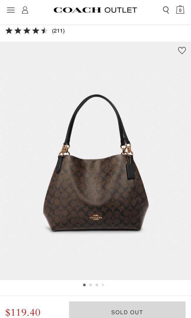 Hallie shoulder bag coach outlet outlet