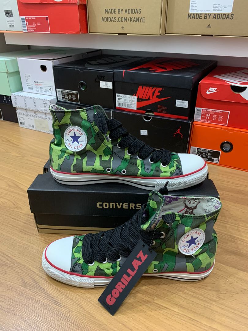 gorillaz camo converse