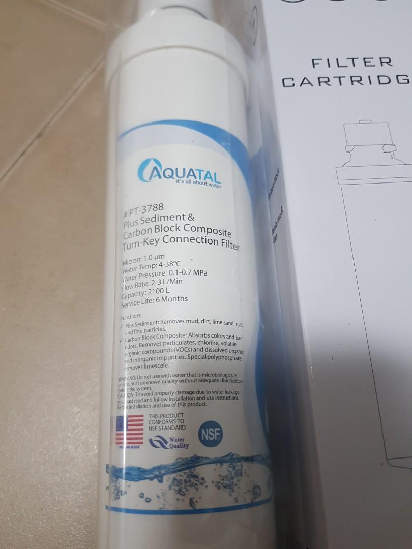 Cosmo Non Alkaline filter set (2 piece), TV & Home Appliances, Kitchen