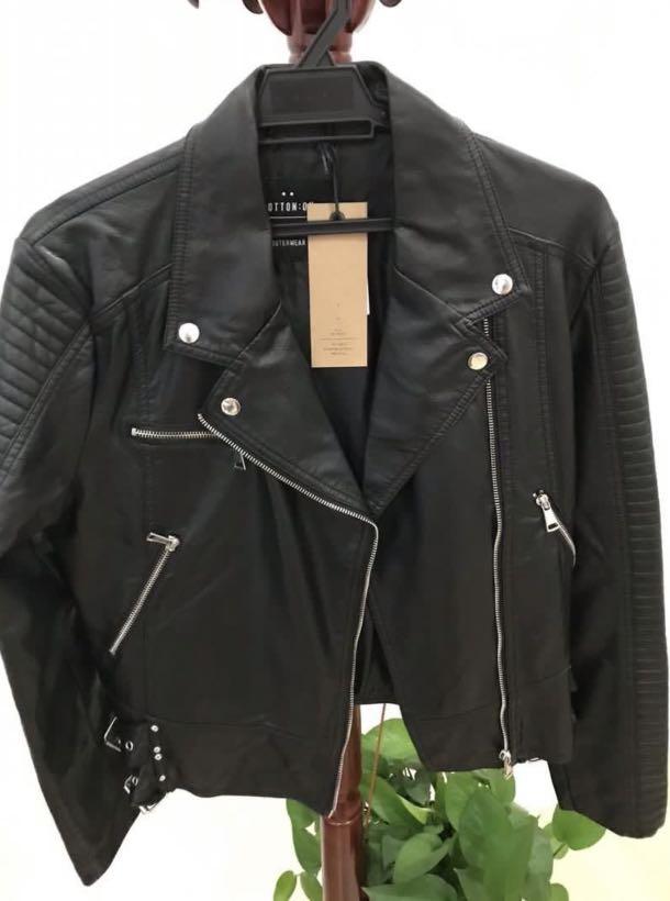 Cotton On PU Biker Jacket Brand New