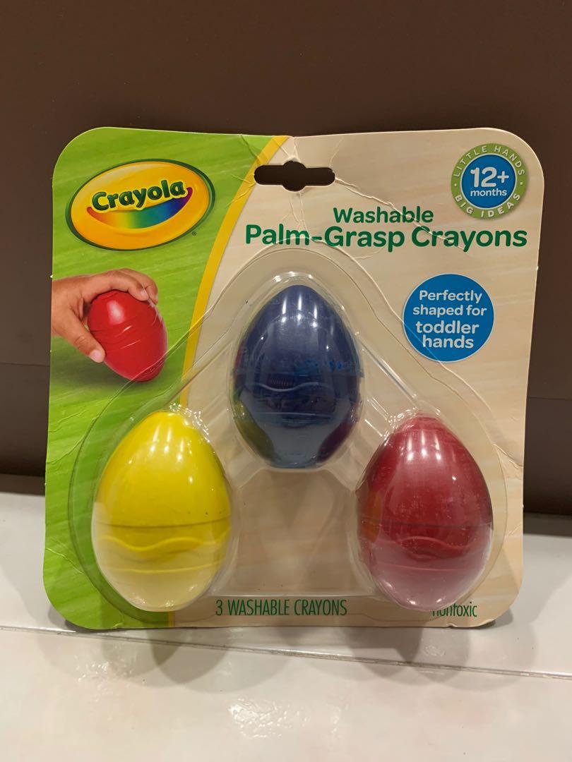 Washable Palm-Grasp crayons, Hobbies & Toys, Stationery & Craft, Other  Stationery & Craft on Carousell
