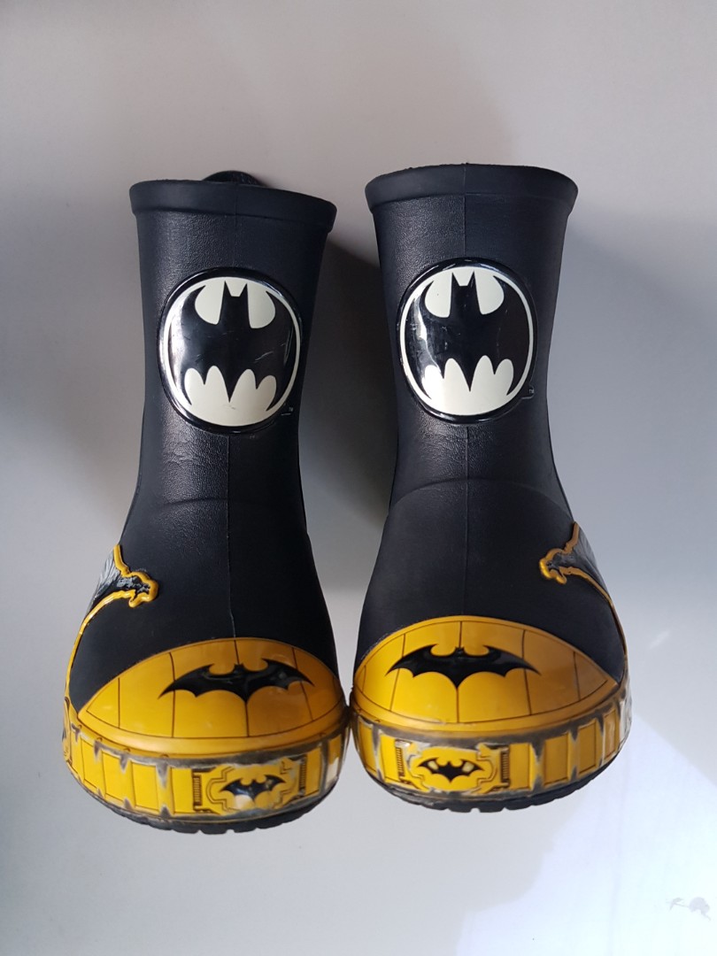 crocs batman rain boots