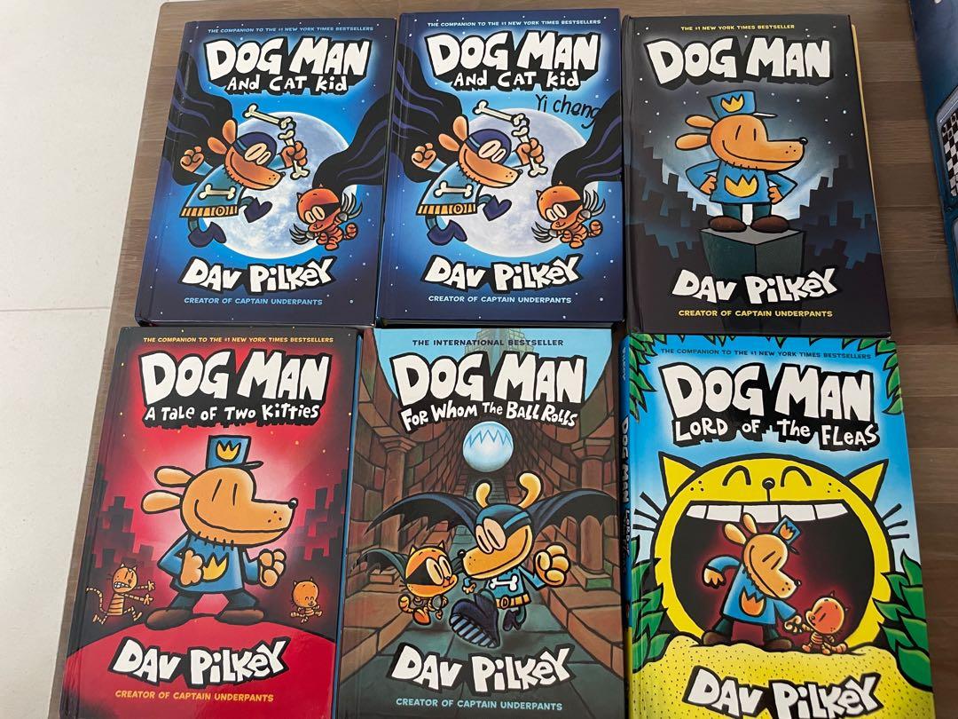 dog man toys and books