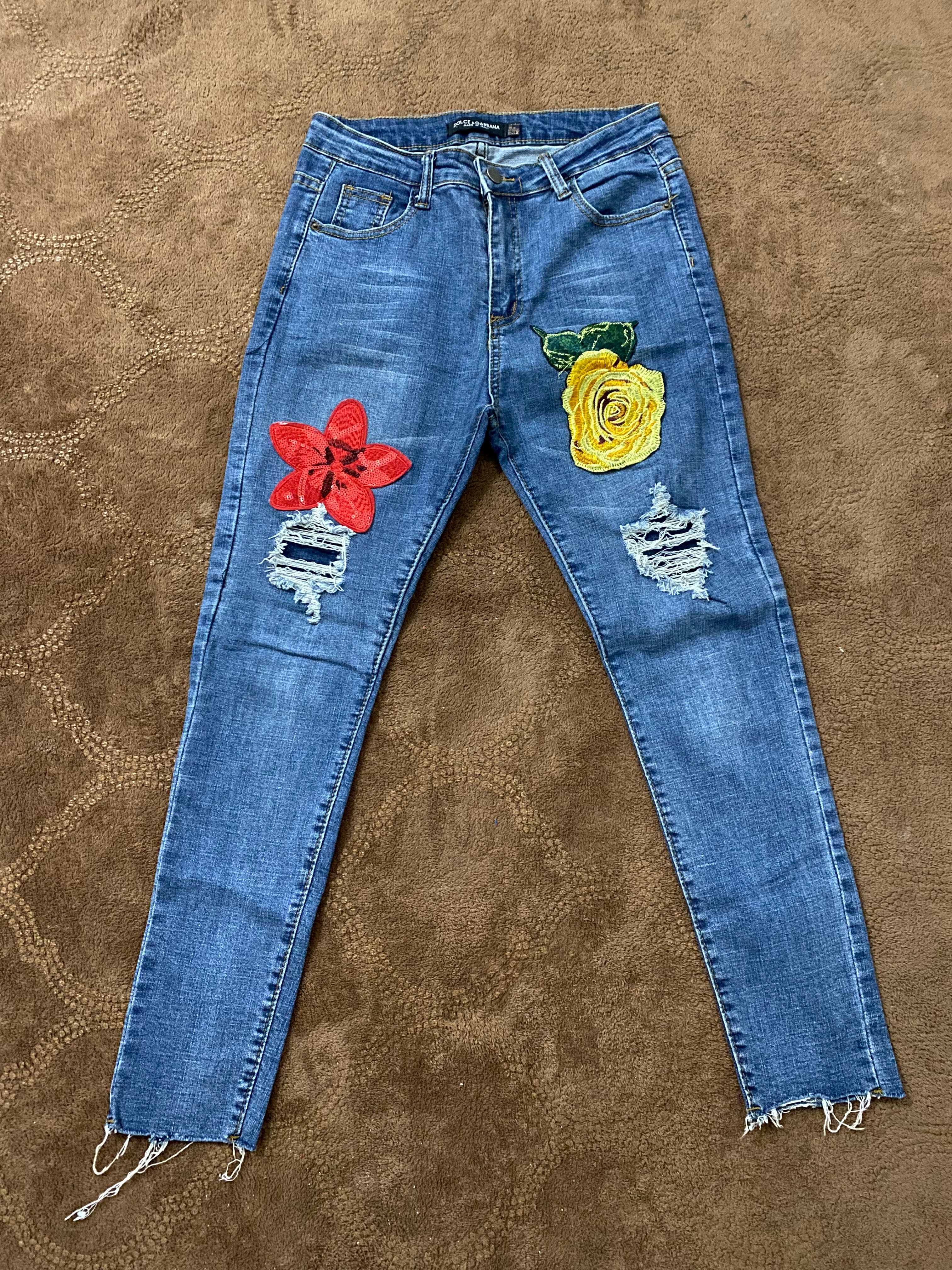 Dolce Gabbana jeans, Fesyen Wanita, Pakaian Wanita, Bawahan di Carousell