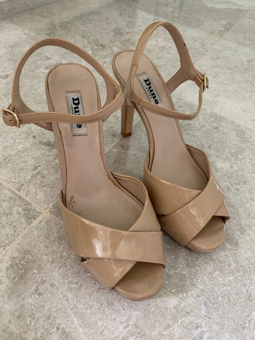 Dune nude heels sale