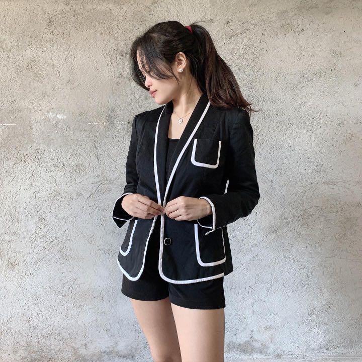 Express best sale black blazer