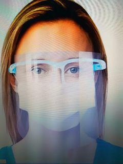 Face Shield With Glasses Frame For Covid-19 or Cooking Face Shield