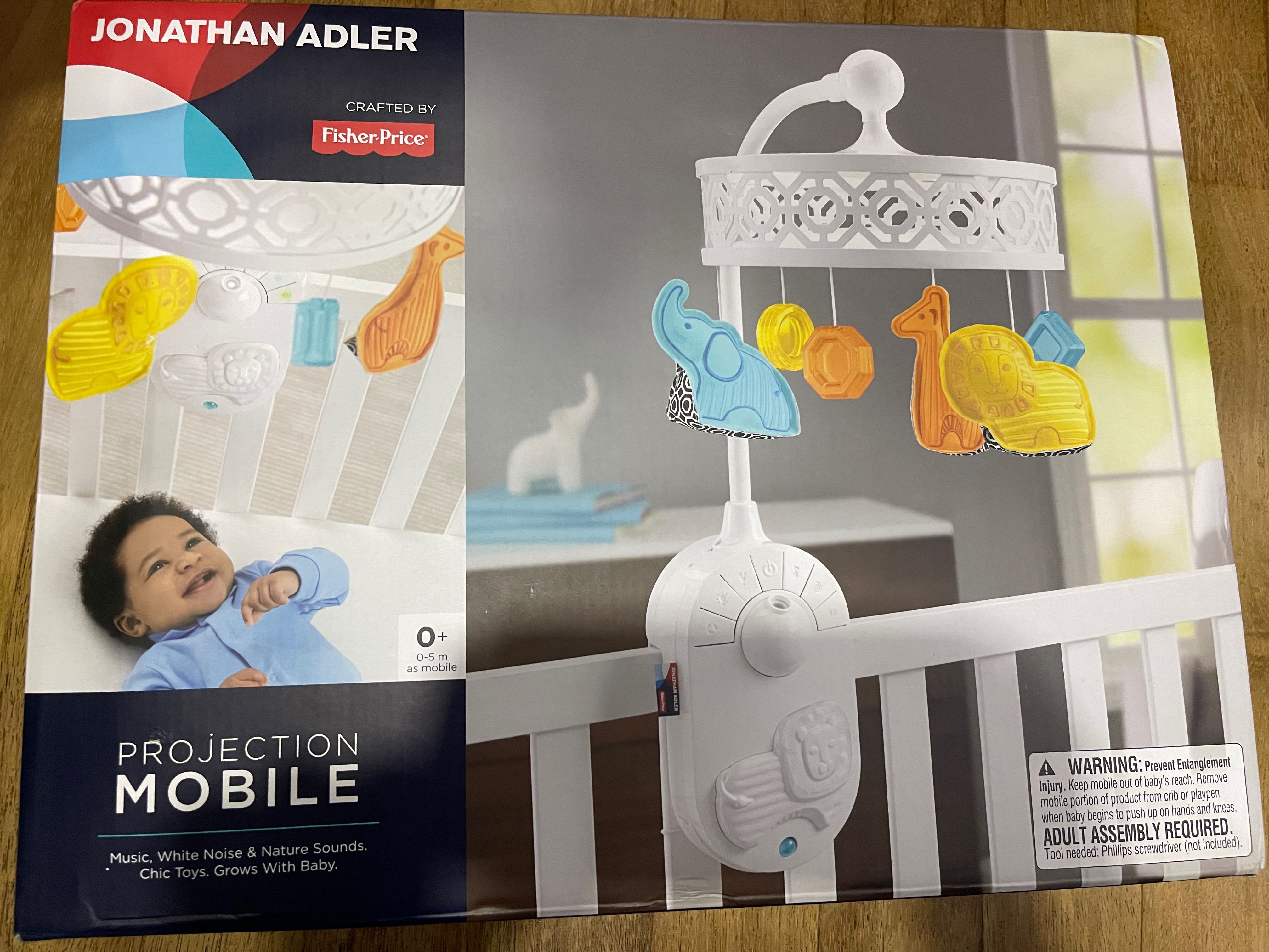 Fisher price projection mobile jonathan adler , baby cot accecories