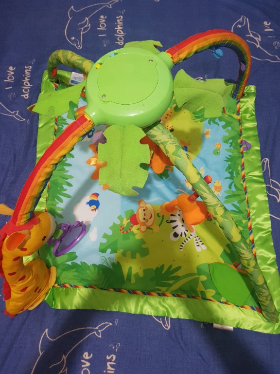 FISHER PRICE RAINFOREST PLAY MAT, Babies & Kids, Infant Playtime on