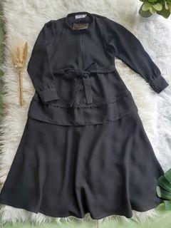 Gamis jetblack usia 5 s/d 6 thn