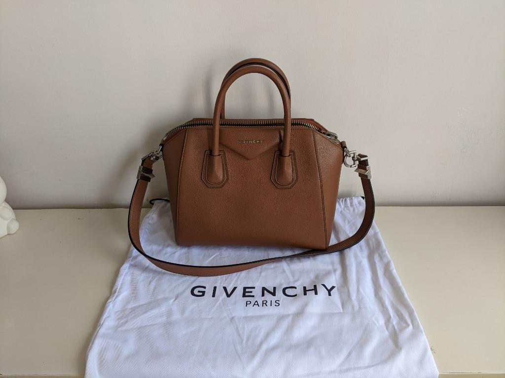 Givenchy antigona small brown best sale