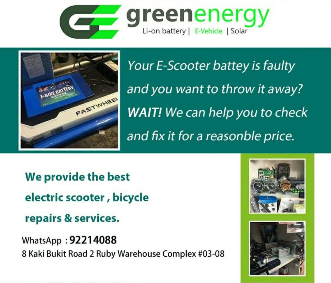Green energy Ebike repair and services, Sports Equipment, PMDs, E