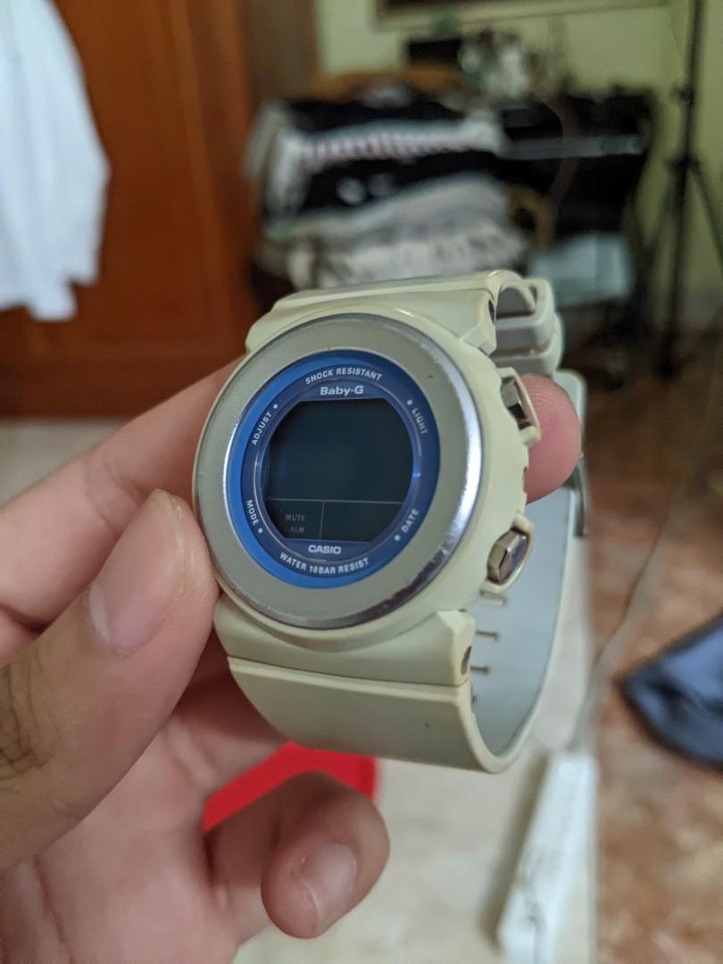 G shock outlet biru muda