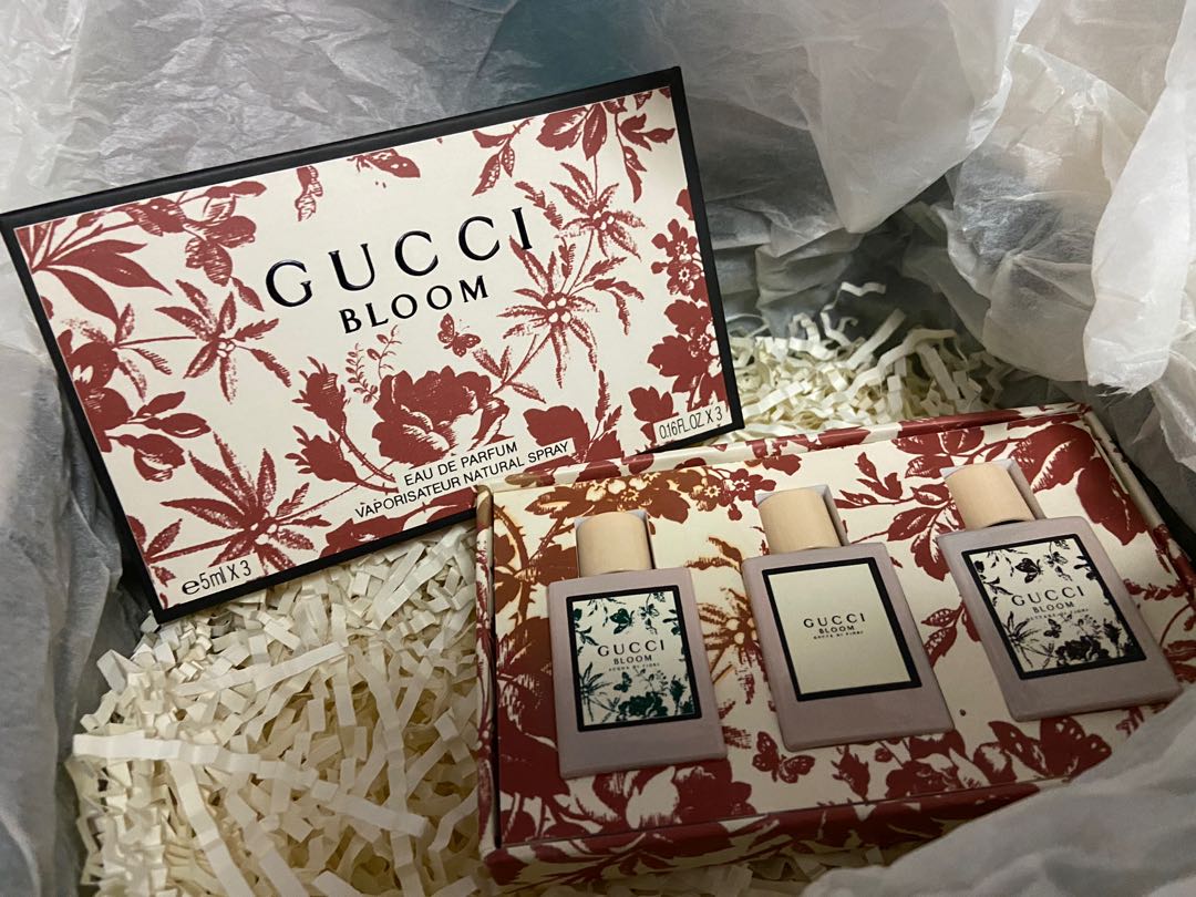 Gucci bloom 3 2025 piece gift set