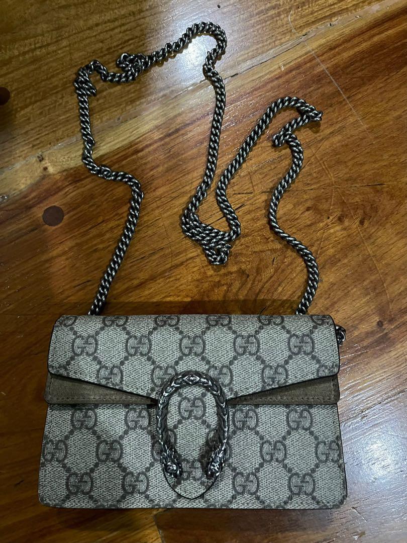GUCCI Dionysus GG Supreme super mini bag