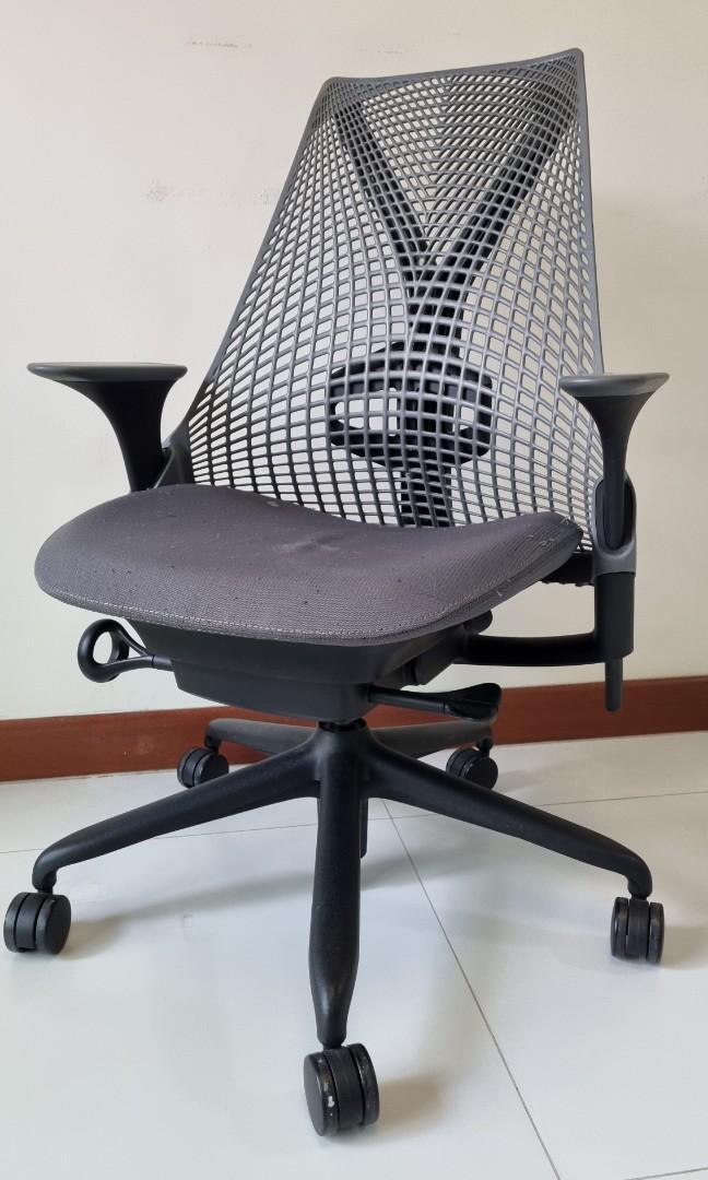 Herman Miller Sayl Ergonomic Chair with Lumbar Support, Furniture
