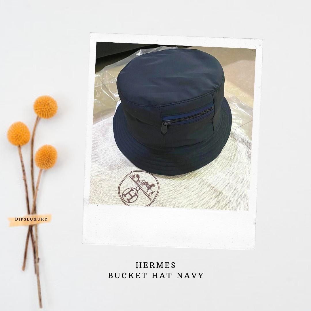 Hermes Bucket Hat size 59, Fesyen Pria 