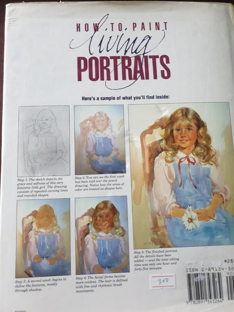 How to Paint Living Portraits and Painting Murals, Hobbies & Toys, Books & Magazines, Textbooks