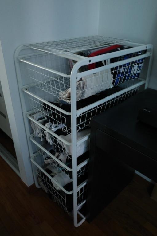 Ikea Algot Frame & Drawer, Furniture & Home Living, Furniture, Shelves ...