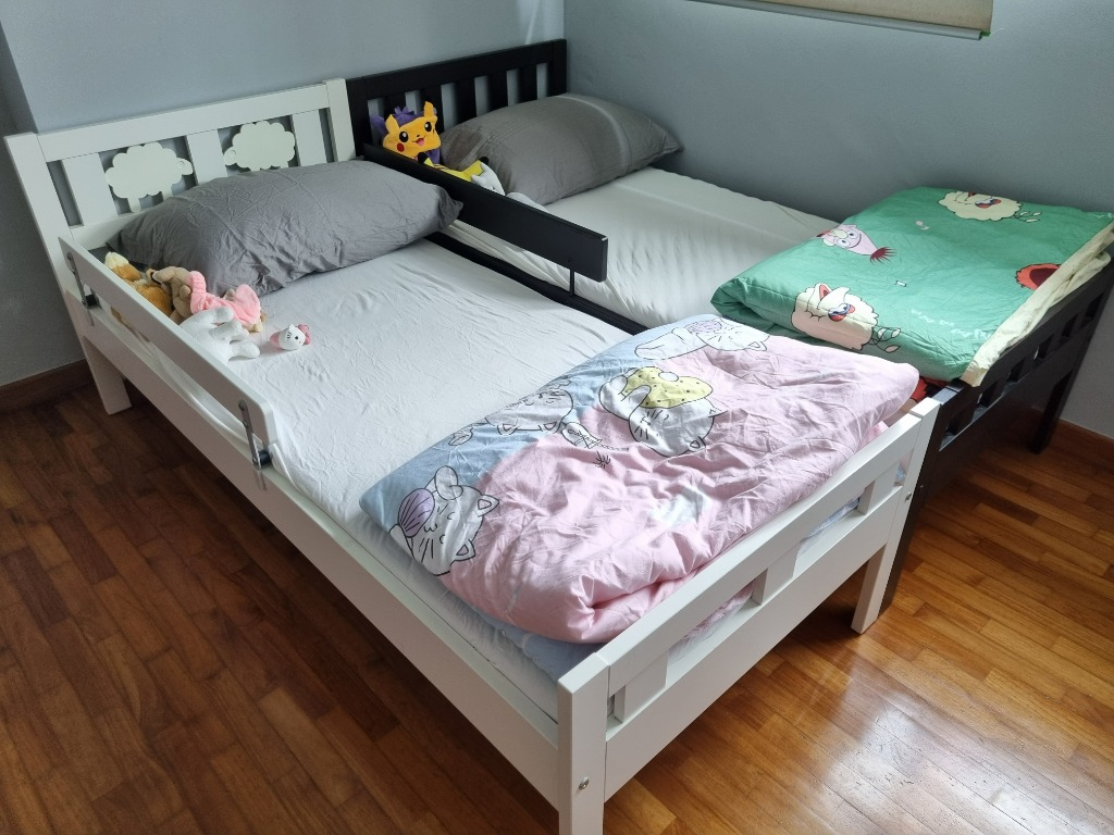 Ikea Kritter Black Bed Frame Kids Furniture Home Living