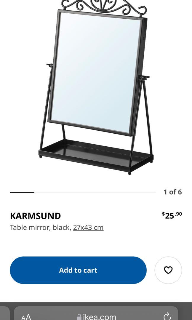ikea table mirror, Furniture & Home Living, Furniture, Other Home