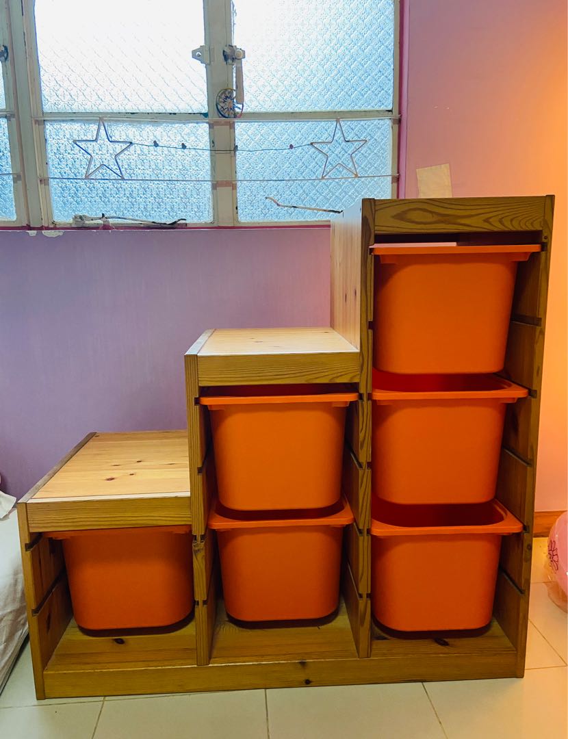 IKEA Wooden Trofast Shelves & Drawers, Furniture & Home Living