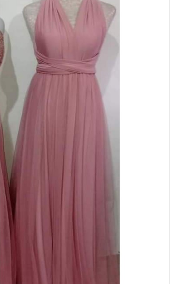 Pastel pink deals infinity dress