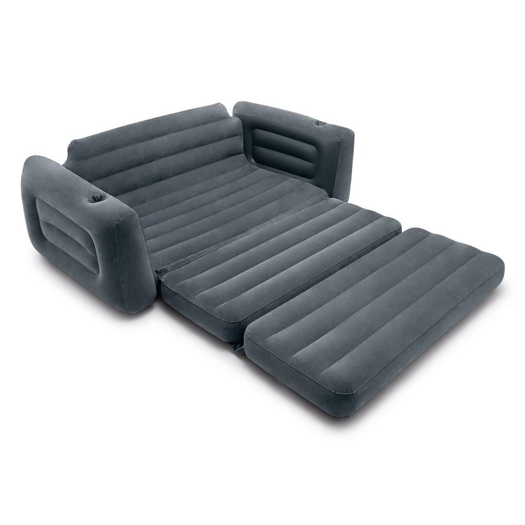 Couch with air mattress sales