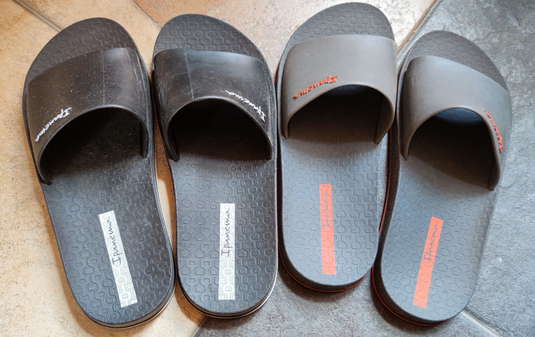 Ipanema Slippers 2 pairs, Men's Fashion, Footwear, Flipflops and Slides ...